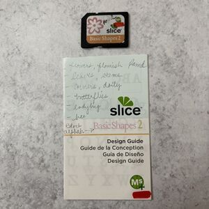 Slice Basic Shapes 2 SD Card For Slice Cutting Machine